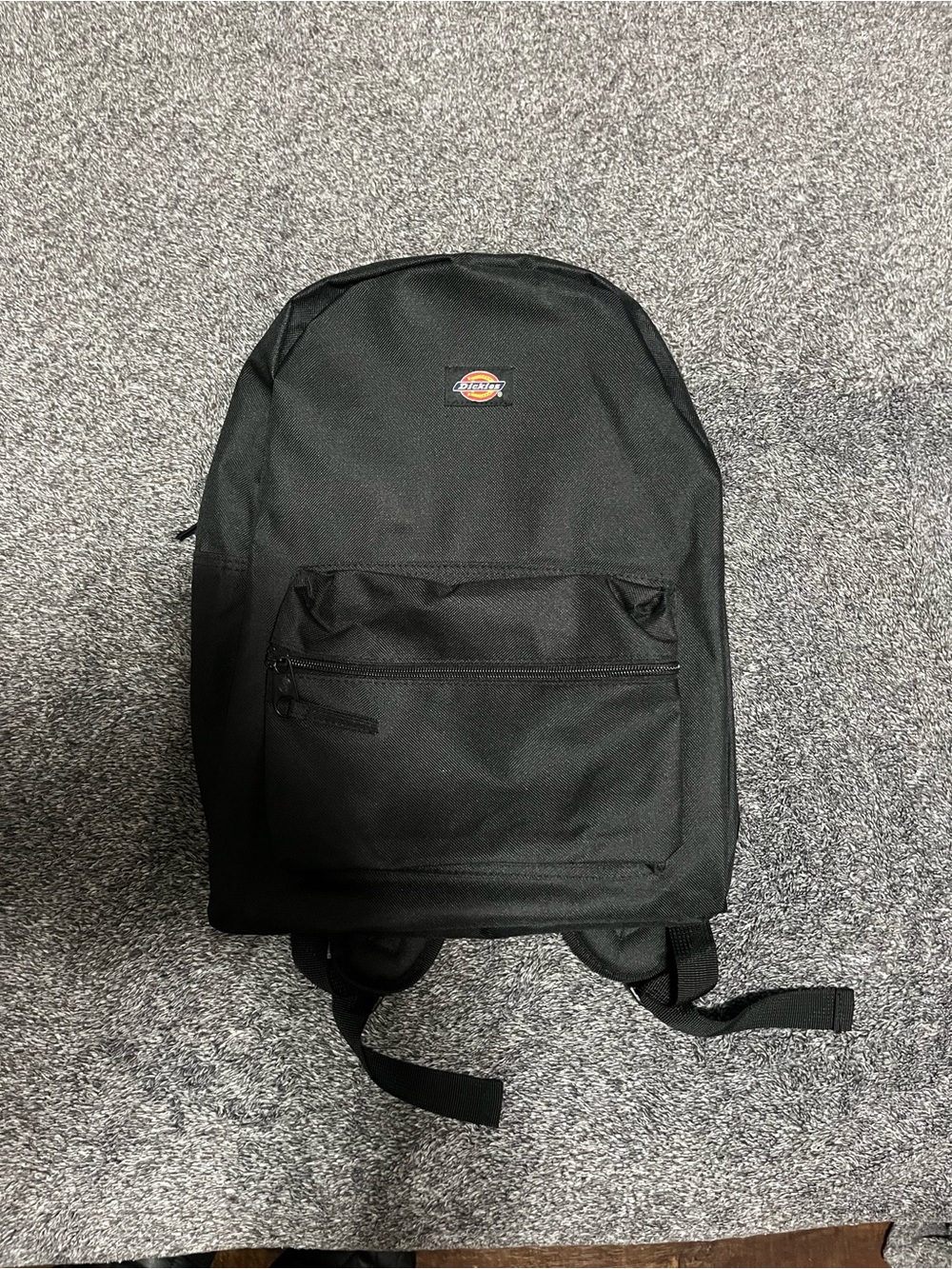 Dickies Black Everyday Backpack with Front Zip Pocket